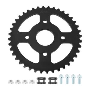 40/41/420 Chain 40T Tooth Mini Bike Sprocket 40mm Bore, Compatible with C-oleman BT200X CT200U CT200U-EX Baja Warrior TrailMaster Massimo MB165 MB200, etc.(Color:Black)