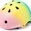 Kids Bike Helmet,Toddler Skateboard Helmets for Ages 2-3-5-8-14 Years Boys GirlsAdjustable Multi-Sport Bicycle Skateboarding Football Roller Skating Scooter Rollerblade Balance Bike Helmet, M(20.5"-22"/10-16 years), Pink-blue