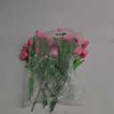 Artificial Tulips 20Pcs Real Touch Fake Tulips PU Flower Arrangement Bouquets for Home Party Decoration Holiday (Pink)