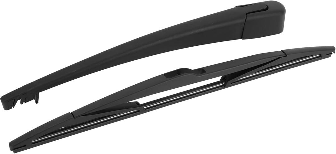 X AUTOHAUX Rear Windshield Wiper Blade Arm Set for Mazda 3 Hatchback 05-07