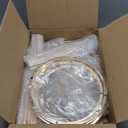 ANABIUP 3pcs Gold Metal Cylinder Pedestal Stand, Round Display for Wedding & Party Decor, Cake Plant Vase Stand, Birthday Backdrop Column