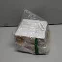 2 inch Stem Caster Wheels with Safety Dual Locking Heavy Duty Threaded Stem Casters No Noise Swivel Castors with Brakes with American Size UNC 1/4"-20 x 1 8pcs