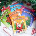 JOYIN 36 Pcs Christmas Coloring Books Bulk for Kids, Mini Coloring Booklets in 9 Covers with 10 Characters for Christmas Party Favor Supplies, Stockings Gifts Goodie Bags Stuffer Filler