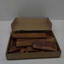 Dorhors Fruit Basket for Kitchen, 3 Tier Fruit Bowl for Kitchen Counter,Wooden Vegetable Holder for Countertop, Brown