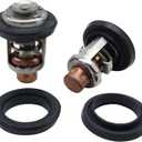 75692Q2 2 Pcs Outboard Thermostats for Mercury Marine 135-200 HP Outboard Motors replace 75692T3 75692 Sierra 18-3553 18-3543