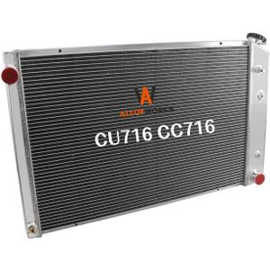 ALLOYWORKS Full Aluminum Radiator For 1973-1988 Chevy C/K Pickup Truck Suburban C10 C20 C30 K10 K20 K30 C25 C35 C2500 C3500 K1500 K2500 Blazer Suburban Jimmy 78 79 83 86 Radiators(4 Row Core,)