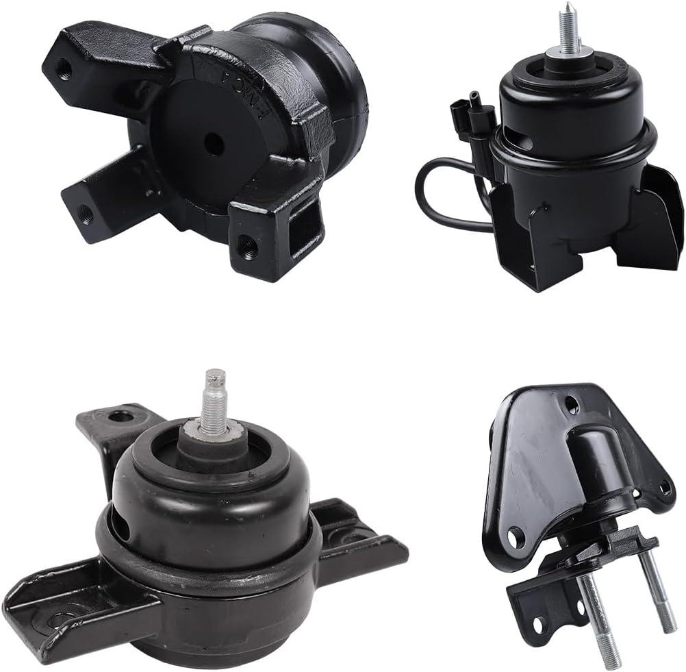 Engine Motor Mount Compatible with 2007-2009 Hyundai Santa Fe 2.7L Replacement for OE A71080 A7150 A7166 A7175 Set of 4