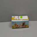 Glimin 15 Pcs Christmas Nativity Animals Set Small Sheltering Animals Collectible Figurines Include Camel Sheep Donkey Cow Figures for Holy Family Outdoor Indoor Xmas Tree Decoration Gift