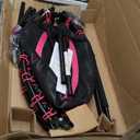 SONGMICS 40 Inches Mini Fitness Trampoline, Fitness Rebounder with Adjustable Handrail, Foldable Trampoline for At-Home Workout, Max. Load 264.6 lb