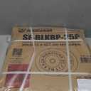 Fitvids 2" Olympic Bumper Plate Weight Plates with Steel Hub, 25LB, Pair