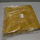 Pack of 2, Chenille Throw Pillow Covers 24x24 Inch Mustard Yellow Decorative Pillowcase Boho Farmhouse Cushion Covers Soft Couch Cushion Case for Couch Sofa Bedroom Living Room