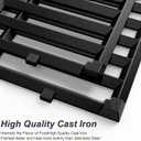 7637 Grill Parts for Weber Spirit E210, 17.5 Inch Grill Grates for Weber Spirit E210, E220, S210, S215 with Front Control,Replacement Parts for Weber Spirit 200 & GS4 Spirit II E210, Spirit II E220