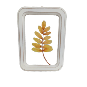Holiday Home 11.8 Inch Yellow Leaf Wall Decor