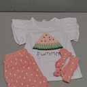 Toddler Girl Clothes Summer Girls Clothing Sets Girl Stuff T-shirt Shorts Headband 3pcs Sets Gifts 3-4Y