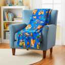 Franco Dog Man Supa Book Kids Bedding Super Soft Cozy Plush Throw, 40 in x 50 in, (Officially Licensed Product)