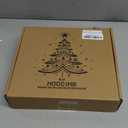 Gold Star Christmas Tree Topper with 30 Led Lights, Gold Tree Star for Christmas Tree Top Decorations, Vintage Christmas Holiday Party Ornament, Lighted Battery Golden Stars Tree Topper