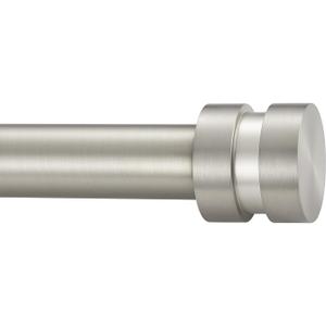 12-20 inch Short Adjustable Matte Nickel Curtain Rods,1 inch Diameter Heavy Duty Side Curtain Rod Set with Aluminum Finals for Windows, Door, Drapery, Closet 12-20 inch Short Adjustable Matte Nickel Curtain Rods,1 inch Diameter Heavy Duty Side Curtain Rod Set with Aluminum Finals for Windows, Door, Drapery, Closet