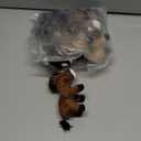 Zomiboo 9 Pack Horse Stuffed Animals Plush Toy Standing Stuffed Horse 4 Inch Mini Plush with Detachable Chain for Animal Theme Party Christmas Birthday Decoration Supplies(Vivid Style)