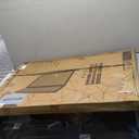 PetFusion Privacy Screen Cat Litter Box Furniture, 48"L x 0.6"W x 36"H, Walnut Brown