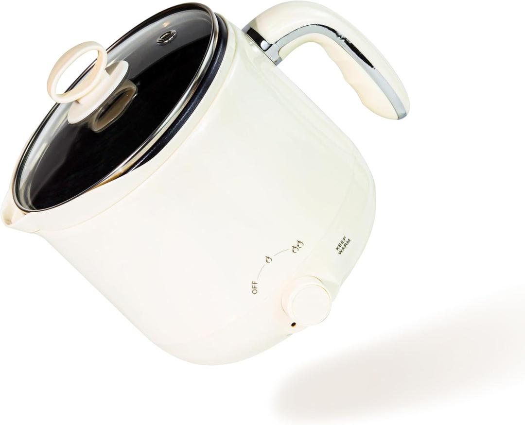 JULWHISPER Electric Wax Melting Pot Non-Stick and Keep Warm 1.8L Large Wax Melter for Candle Making Pouring Pot with Spout for Soap Making