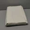 BRILLMAX 6 Pack Ivory Tablecloths 90 x 156 Inch for 8ft Rectangle Tables - 150 GSM Polyester Fabric, Floor Length Drop, Water, Stain & Wrinkle Resistant Cloth Cover for Wedding Reception Banquet