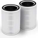 HAP604 Replacement Filters Compatible with ECOSELF HAP604 Air Purifier, 3-In-1 High-Efficiency Filter with Activated Carbon Filtration System, 2 Pack, White