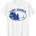Camp Arawak Shirt Retro Summer Camp T-Shirt, L