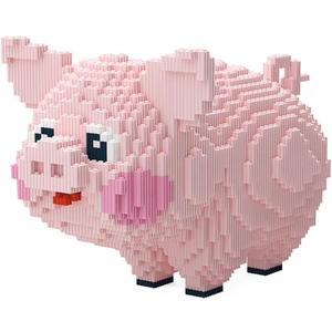 Animal Pig Micro Building Blocks Set2745PCS Gift for Adults and Kids