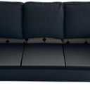 CAICFYIN Set of 3 Couch Cushion Supports for Sagging Seat - 20"x20"x2" High-Density 50D Foam, Easy-to-Use Sofa Savers, Comfortable Arch Design, Cuttable, Black