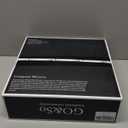 Set of 2 Pure White Linen Drum Lamp Shade 13" Top x 13" Bottom x 10" High (Spider) Contemporary Lamp Shades for Table Lamps & Bedside Lamps Replacement Lampshade - GO&SO - Assembly is Required