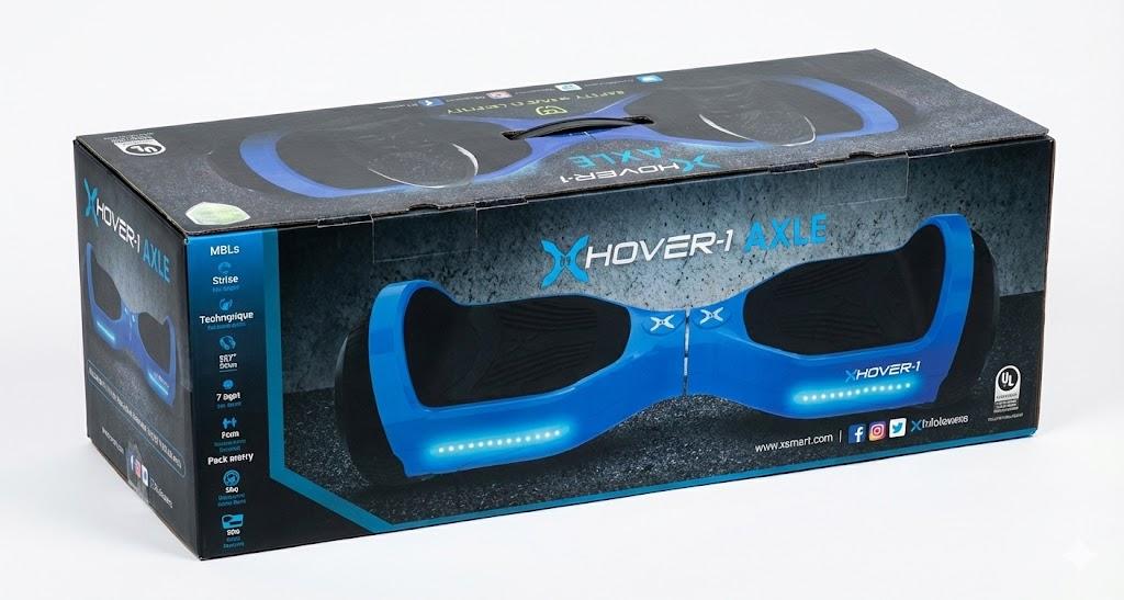 Hover-1 Helix Electric Roller 6.5in Wheels Bluetooth, Black H1-HELX-BLK