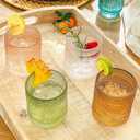 Kate Aspen Sage Green Hobnail Beaded Drinking Glasses Set of 6-10 oz Vintage Glassware, Holiday Entertaining Drinkware, Water & Cocktail Glasses - Great Christmas or Hostess Gift