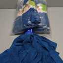 6 Pcs Microfiber Mop Heads, Blue Wet Dry Head Refills, High Absorbency Mop Replacements, Multi-Directional Cleaning, Compatible with Standard 0.86" Threaded Poles