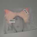 Faylay Furry Handmade Rabbit/Wolf/Fox Ear Headband Cosplay Hair Simulated fluffy Fox Ear Headband Accessorie for Man/Women (Pink)