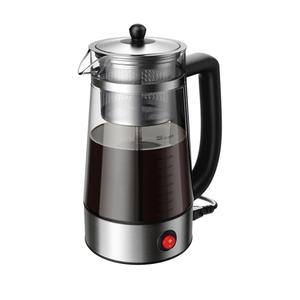 Percolator Coffee Pot Electric Coffee Maker, Brews 2–10 Cups, Auto Keep Warm, Stainless Steel Basket, Borosilicate Glass, Easy-Pour Spout, Cool-Touch Handle