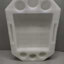 Qinyoung Large Floating Drink Holder, White Floating Refreshment Table Tray Compartment, Portable Pool Tray for Swimming Pool Accessories Hot Tub Beach and Party Decor(Hexagonal Six Hole)