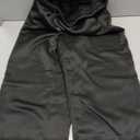 Fleece Lined Mens Sweatpant Basic Baggy Athletic Running Drawstring Open Bottom Workout Active Sweat Pants, L