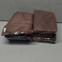 8 Packs Brown Tablecloth Rectangle 60x102 Inch Rectangular Table Cloth for 6 Foot Rectangle Table, Wrinkle Resistant Polyester Fabric Tablecloth Washable Table Cover for Wedding Party Buffet