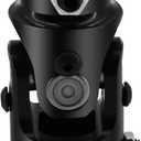 1" DD X 3/4" 30 Spline Steering Shaft Universal Joint Coupling Single U-Joint Coupler 1" DD to 3/4"-30 Spline Shaft Joint 35 Max Working Angle (Black)