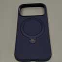 TORRAS Q3 Silicone 360 Spin for iPhone 17 Pro Case with Stand, Fit for MagSafe, Magnetic Ring Kickstand with Camera Control, Liquid Silicone Rubber Soft Phone Case for iPhone 17 Pro 6.3'', Deep Blue