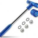 AmeriGunClub Impact Case Bullet Puller Easy Impact Inertia-Style Disassembly Tool for Handloading Fits Multiple Case Sizes with 3 Collets Polymer Construction