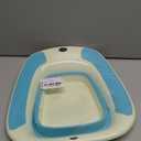 Sitz Bath, Sitz Bath for Hemorrhoids, Sitz Bath for Toilet Seat, Sitz Bath for Postpartum Care, Sits Bath Tub for Women Men Adults, Sitz Bath Soak Salts Basin, Hip Bath Bowl, Foldable, Blue