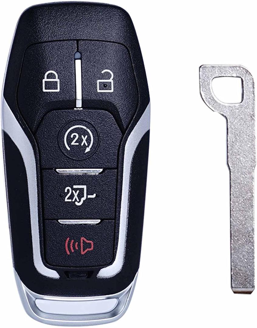 MechanMagic Key Fob Replacement Compatible for Ford F-150 F-250 F-350 F-450 2015-2017 Smart Car Keyless Entry Remote Control with Power Tailgate and Remote Start 902Mhz 164-R8117 M3N-A2C31243300