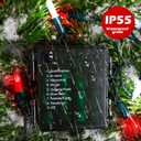 100 LED Christmas String Lights with Remote - 33ft Mini Bulb Battery String Lights - Fairy Lighting Decor for Backyard Eave Holiday Ornament Decor Xmas Christmas Party Decorations - Red White