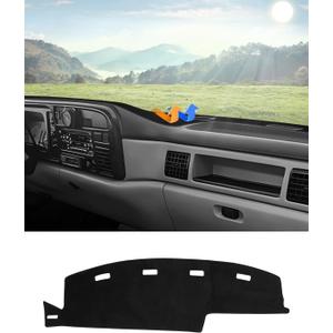 Autorder Dashboard Cover Mat for 1994-1997 Dodge Ram 1500 2500 3500 Accessories Dash Cover Flannel Dash Mat Sunshade Glare UV Rays Protector