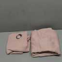 MIULEE Baby Pink Blackout Curtains for Girls Bedroom Living Room 63 Inches Long 2 Panels, Nursery Thermal Insulated Room Darkening Drapes Solid Grommet Top Noise Reducing Window Curtains 40x63 Inch