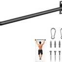 PAPABABE Wall Mounted Pull Up Bar, Chin Up Bar, Strength Training Pull-Up Bars Chin Up Bars for Home Gym