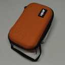 Smell Proof Bag Containers with Lock, Small Stash Box, Portable Hard Body Case (7Inch Orange)