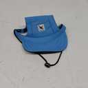 Leconpet Baseball Caps Hats with Neck Strap Adjustable Comfortable Ear Holes for Small Medium and Large Dogs in Outdoor Sun Protection (L, Blue)