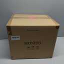 MONITO Ceramic Dinnerware 16 Pieces Dinner Set,Plates Pasta Bowls Cereal Bowls Reactive Change Glaze Dish Sets, Modern Stoneware Dishes,Gift, Creamy white